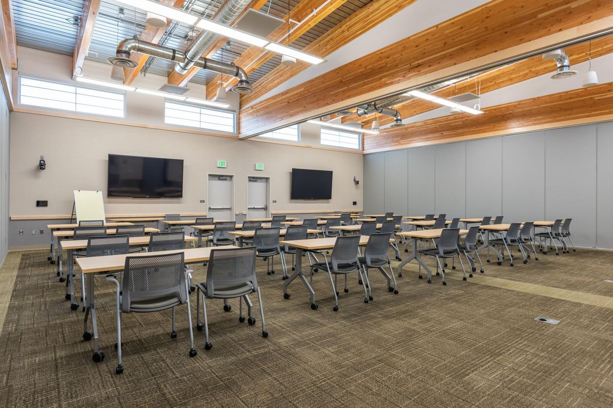 A new conference room in the ESD 101 conference center, 4202 S. Regal St. (Courtesy Meridian Construction & Development)