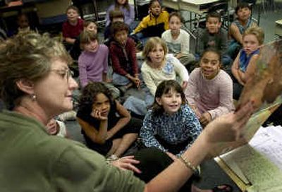 
Diane Krogel's Stevens Elementary School class is as diverse as they come in Spokane. This year marks the 50th anniversary of the Brown v. Board of Education decision, which ruled racial segregation of schools was unconstitutional. Diane Krogel's Stevens Elementary School class is as diverse as they come in Spokane. This year marks the 50th anniversary of the Brown v. Board of Education decision, which ruled racial segregation of schools was unconstitutional. 
 (Colin Mulvany / The Spokesman-Review)