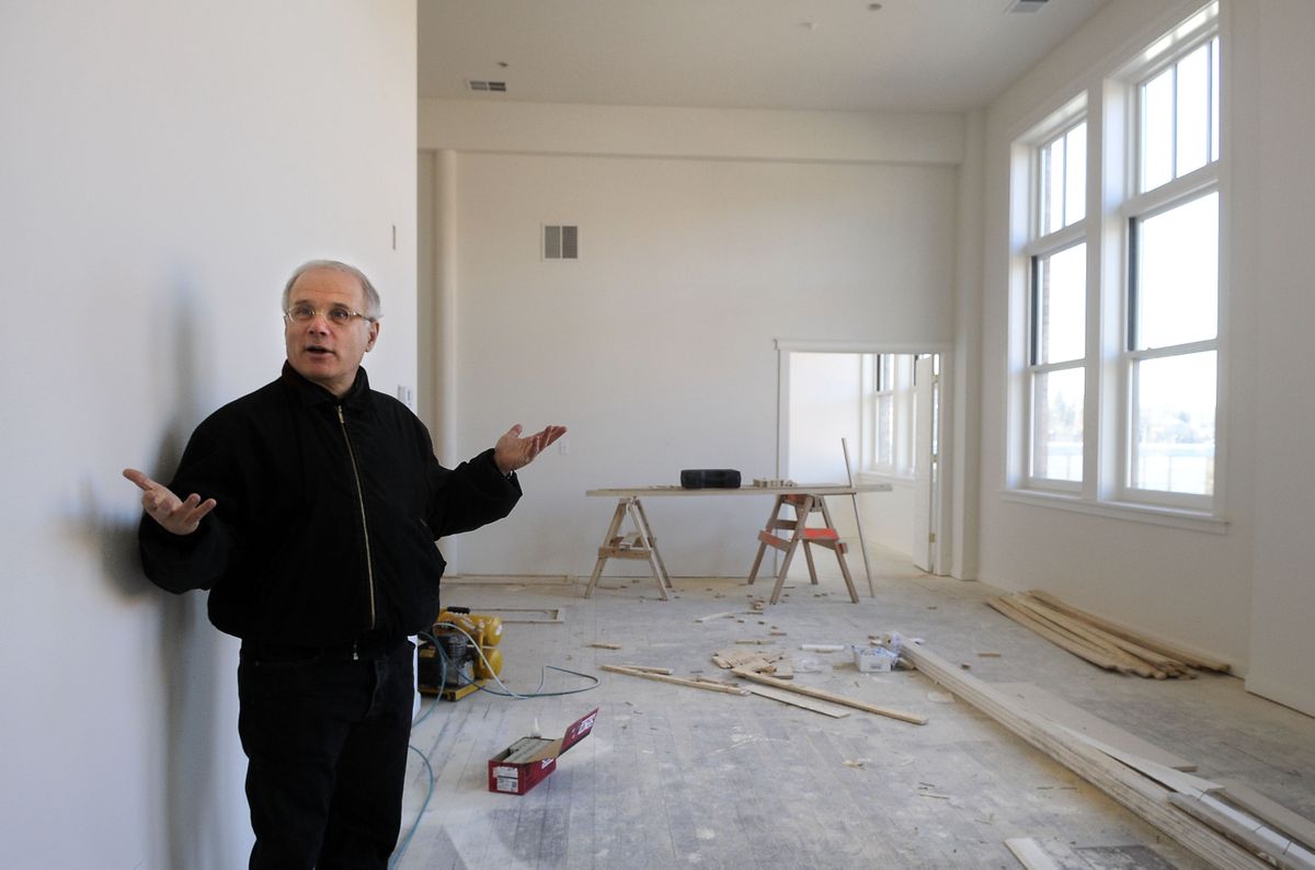 Steve Elliott is helping transform the Madison Apartments into a mixed residential-commercial building. (PHOTOS BY DAN PELLE / The Spokesman-Review)