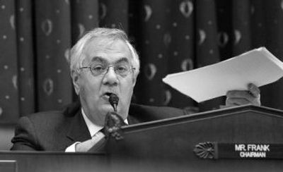 
Rep. Barney Frank, chairman of the House Financial Services Committee, is helping to draft legislation that would ban workplace discrimination based on sexual orientation. 
 (Associated Press / The Spokesman-Review)