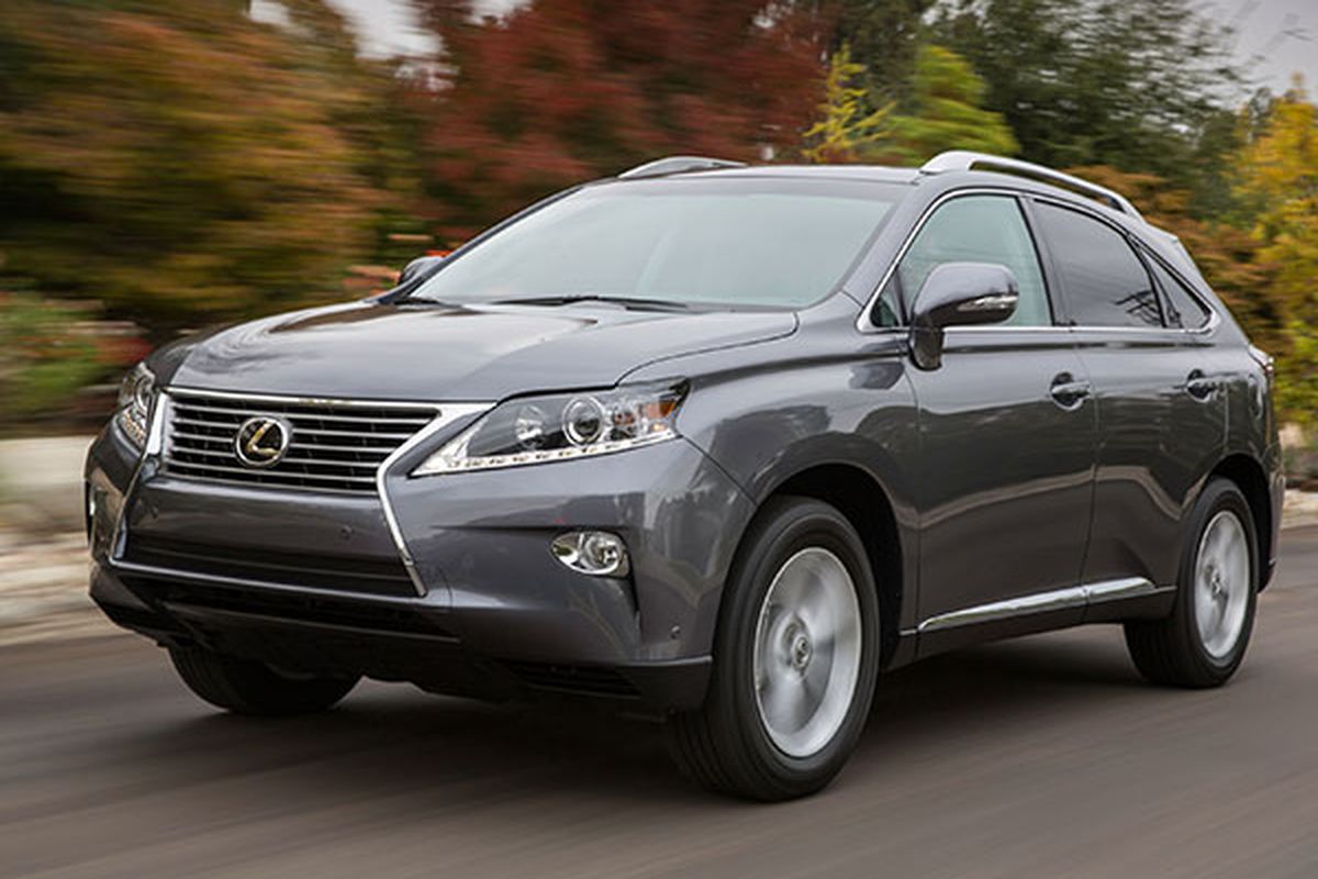 Lexus debuted the third-generation RX in 2012 and offers it today in three trims; standard ($40,670), F Sport ($48,360) and 450h hybrid ($47,320).  (Lexus)