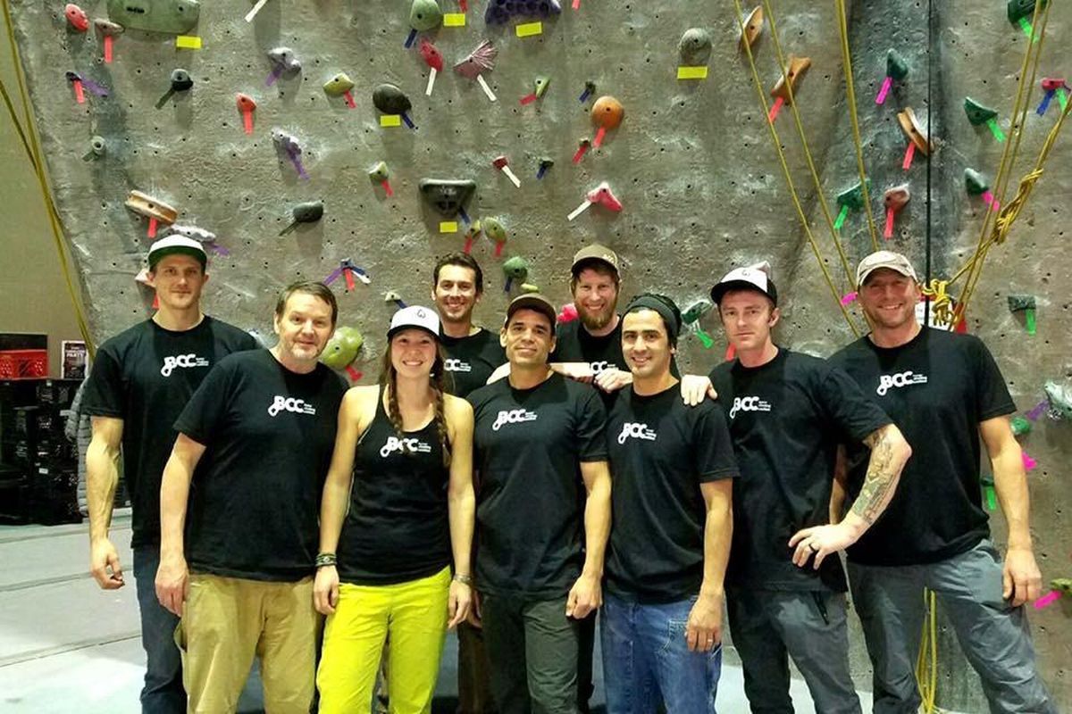 The founding members of the Bower Climbing Coalition including Jess Roskelley. (BCC / Courtesy)
