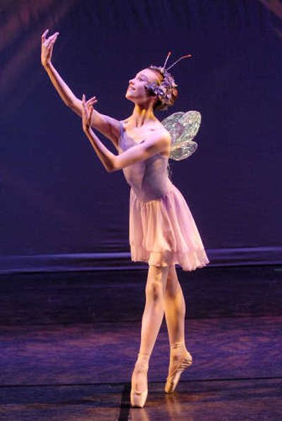 
Kelsey Piva is pictured in May as she rehearses for the part of Sonatina, a fairy, in the production of 