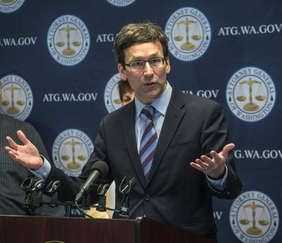 Washington State Attorney General Bob Ferguson filed a lawsuit in the U.S. District Court for Eastern Washington, saying the new “conscience” rule announced by the Department of Health and Human Services is “an open license to discriminate.” (Associated Press)