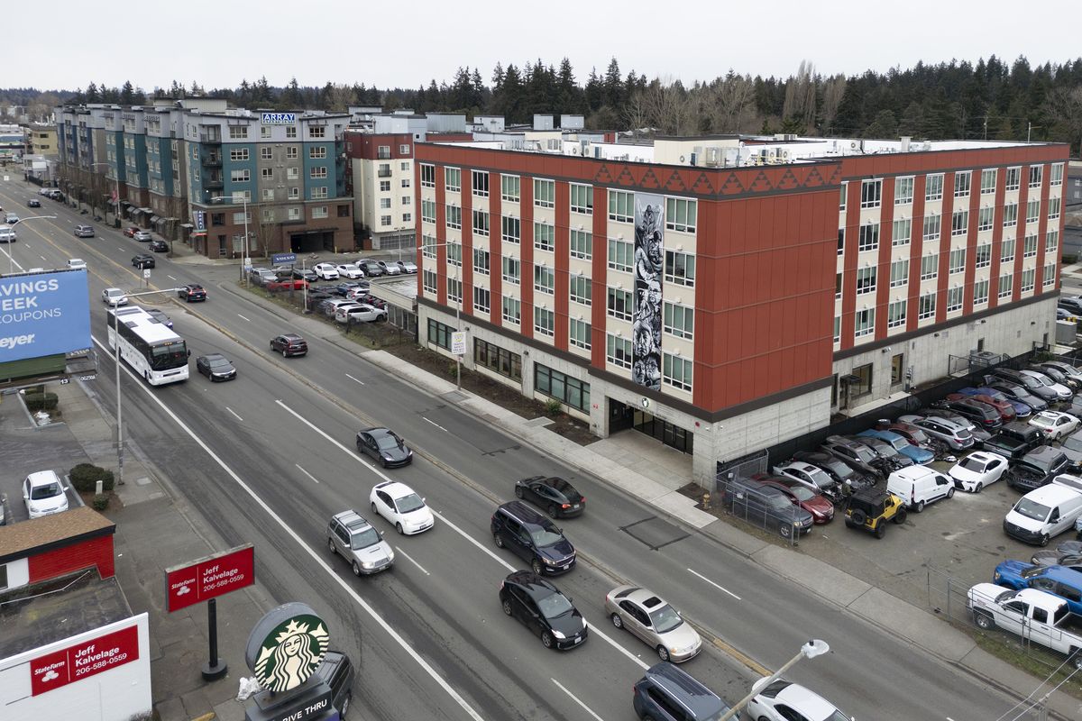 Sacred Medicine House is run by Chief Seattle Club in Lake City in Seattle, on Feb. 13, 2025.   (Kevin Clark/The Seattle Times/TNS)