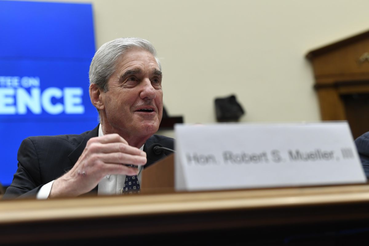Former special counsel Robert Mueller testifies on Capitol Hill in Washington, Wednesday, July 24, 2019, before the House Intelligence Committee hearing on his report on Russian election interference. (Susan Walsh / AP)