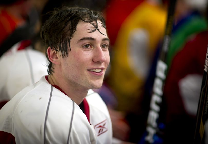 Tyler Johnson, left, has had to prove he could play with ‘big’ boys his whole career. (Colin Mulvany)