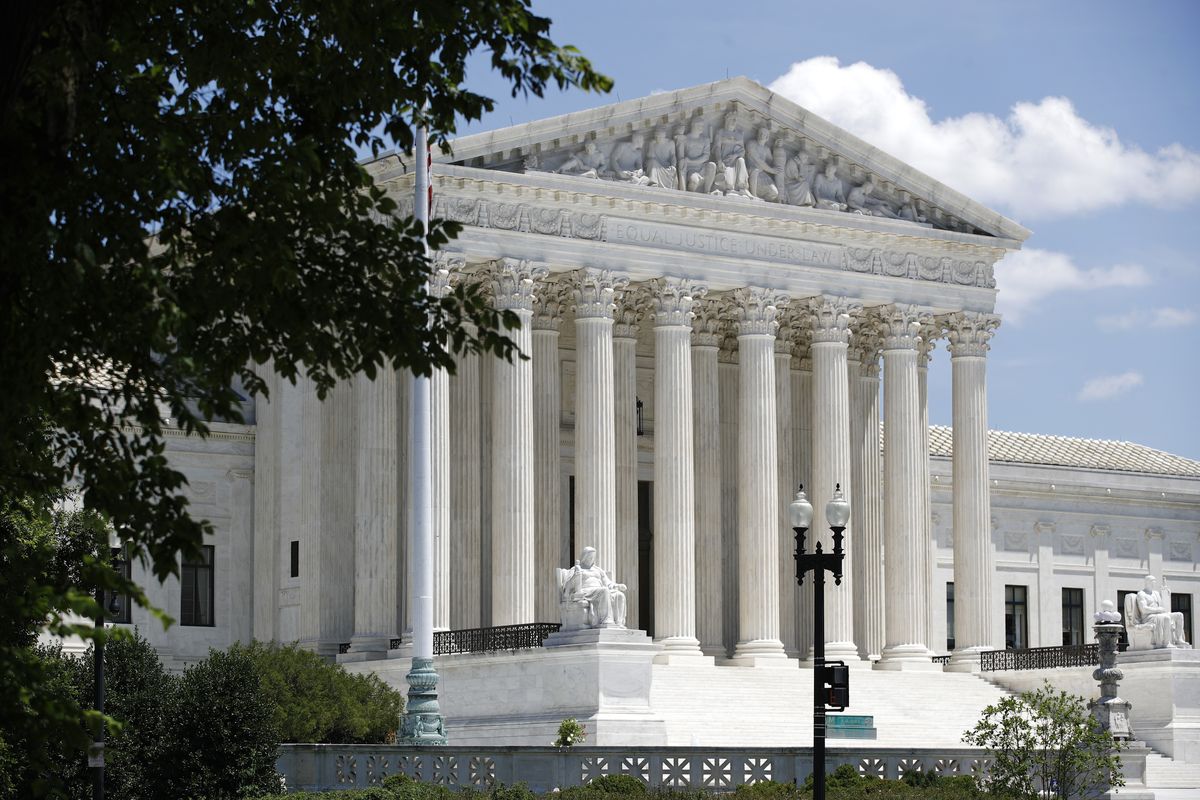 In this June 29, 2020 file photo, the Supreme Court is seen on Capitol Hill in Washington.  (Patrick Semansky)