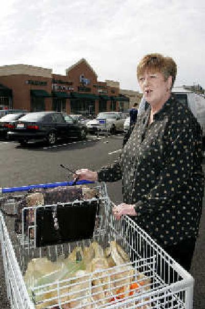 
Ginger Perry, of Columbus, Ohio, says that she likes Kroger because she can get a lot done in one trip. 
 (Associated Press / The Spokesman-Review)