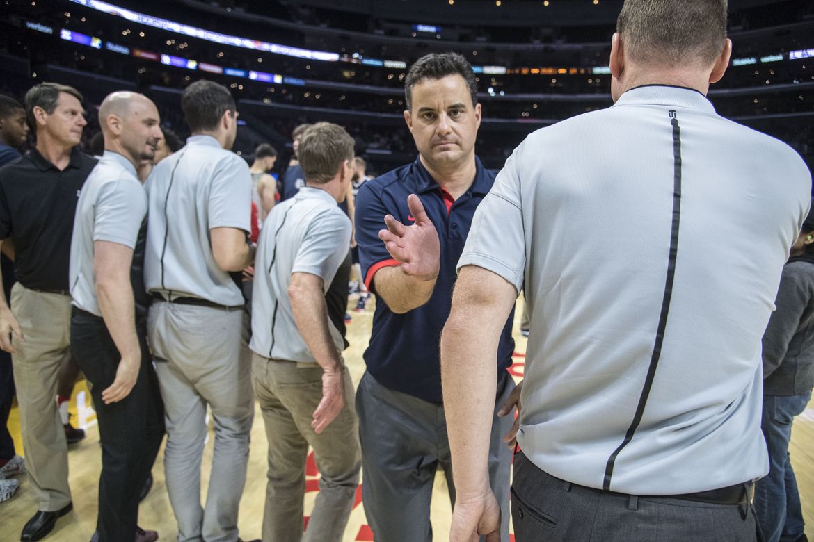 GU-UA postgame interview: Arizona coach Sean Miller with guard Rawle Alkins and center Lauri Markkanen 