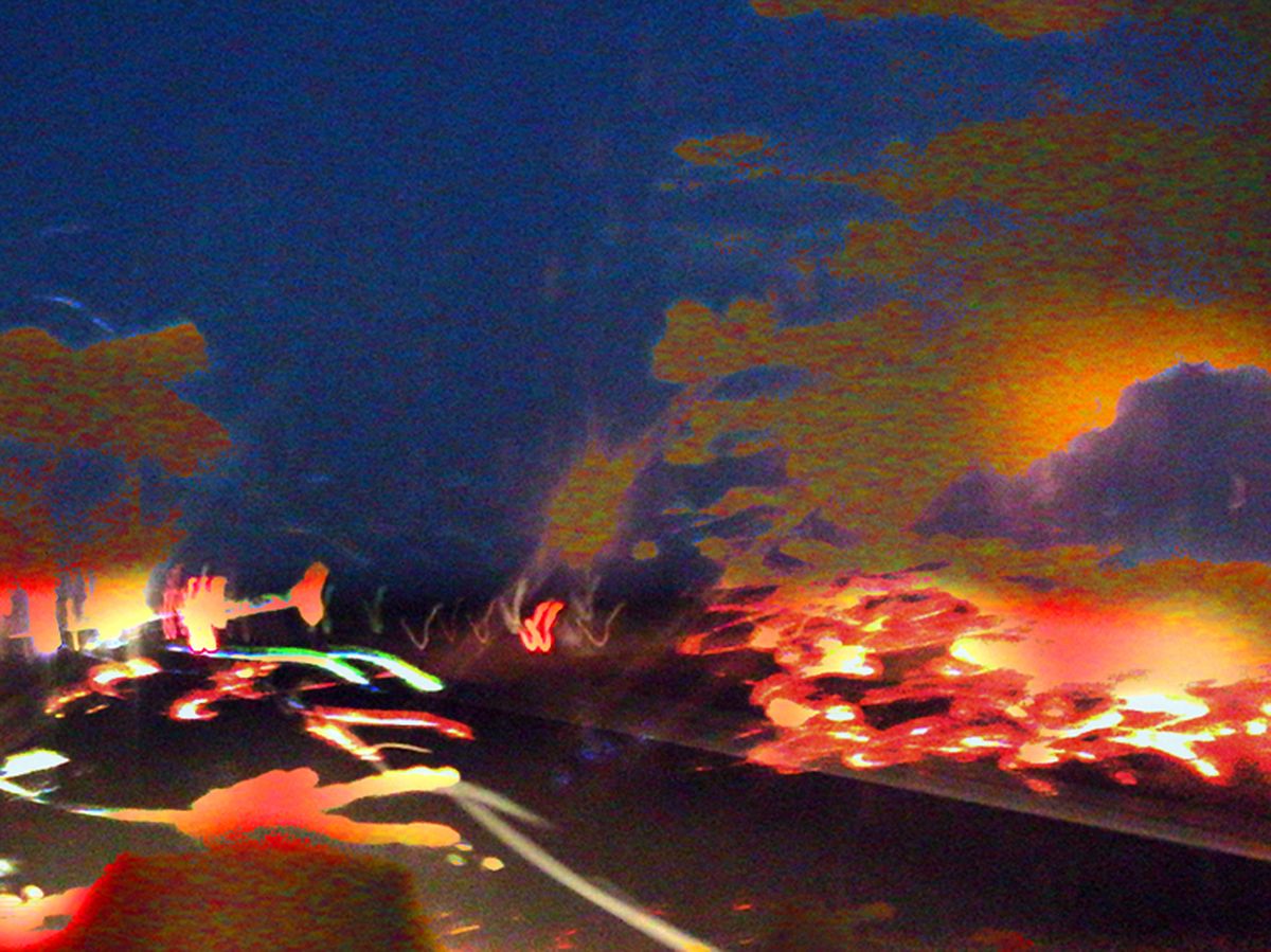 “Noise and Motion,” archival pigment print by Shelly Murney at Spokane Transit Authority Plaza.Courtesy of Shelly Murney (Courtesy of Shelly Murney / The Spokesman-Review)