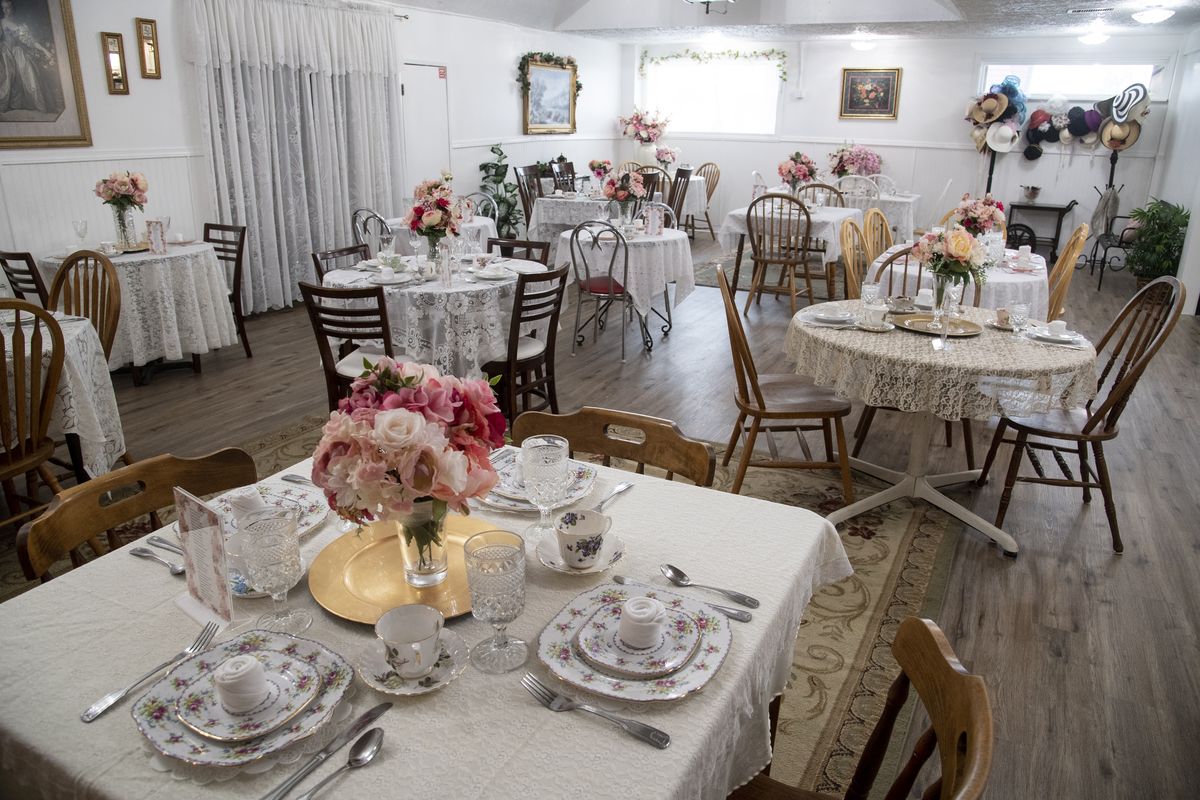 The Heavenly Special Teas’ tea room, shown.  (Jesse Tinsley/The Spokesman-Review)