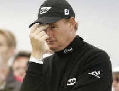 
Ernie Els knows he can't hide at the Chrysler and hope to play next week. 
 (Associated Press / The Spokesman-Review)
