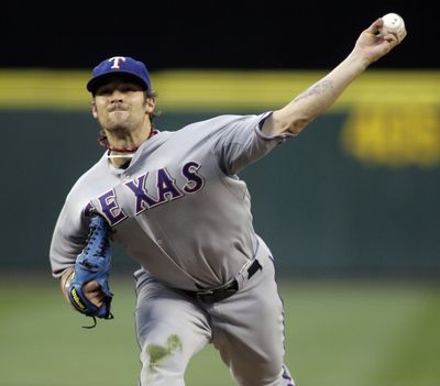 C.J. Wilson was the third consecutive Rangers starter to shut down Seattle, allowing one run in seven innings. (Associated Press)