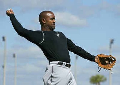
Carlos Delgado taking part in spring training drills was a welcome sight for the Florida Marlins. 
 (Associated Press / The Spokesman-Review)