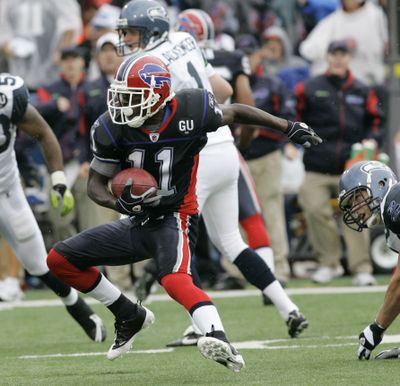 Associated Press Buffalo’s Roscoe Parrish returns a punt for a touchdown during the second quarter of the Bills’ season-opening win over Seattle. (Associated Press / The Spokesman-Review)