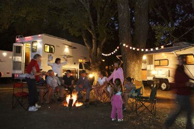 
The overwhelming majority of active RV campers take weekend trips with their children and often with a group of friends. 
 (Courtesy of National Association of RV Parks & Campgrounds / The Spokesman-Review)