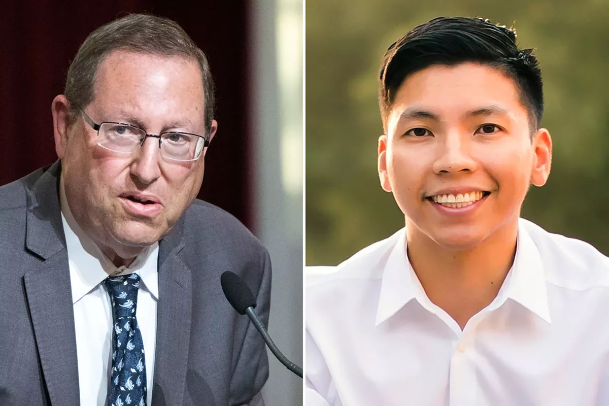 The two candidates for city controller - Councilmember Paul Koretz and certified public accountant Kenneth Mejia - have been at odds over police funding.    (Los Angeles Times/TNS)