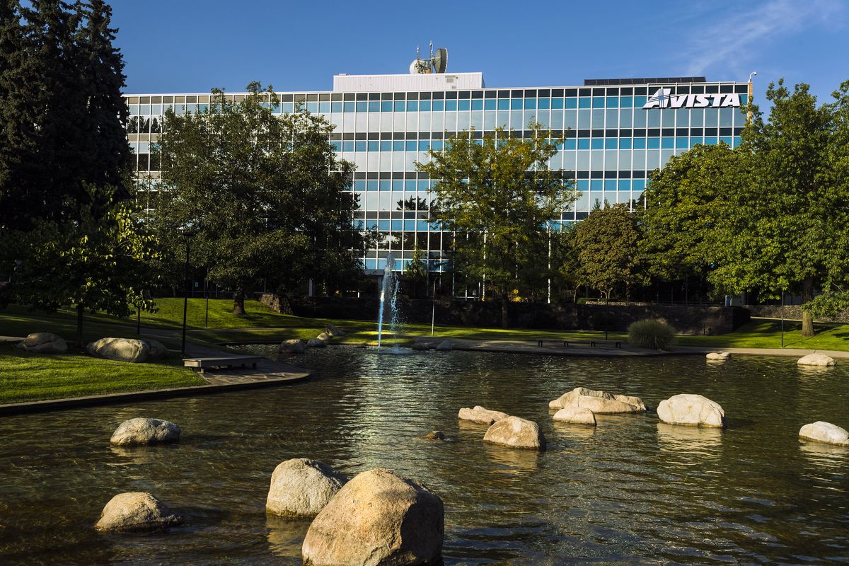 Avista Corp. headquarters in Spokane.  (Colin Mulvany/The Spokesman-Review)