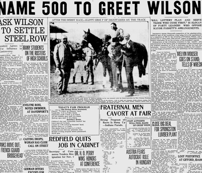 President Woodrow Wilson was coming to visit Spokane in a week, the Spokane Daily Chronicle reported, and Spokane had appointed a Committee of 500 to welcome him. (Spokane Daily Chronicle archives)