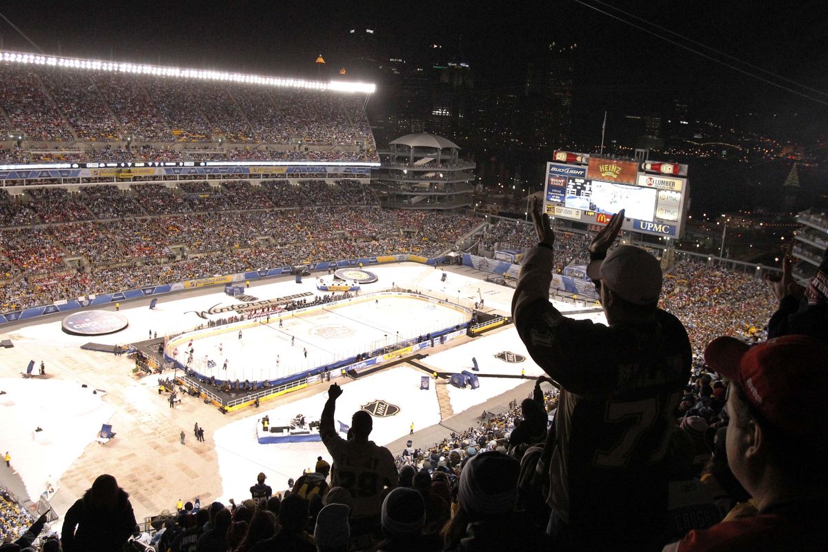 The Winter Classic drew 68,111 fans to Heinz Field, normally the home of the Pittsburgh Steelers. (Associated Press)