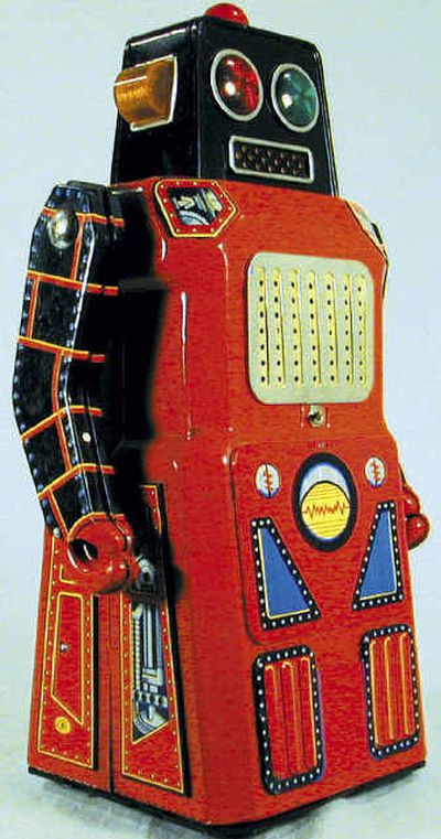 
The Giant Sonic Train Robot was purchased for $5,000. 
 (The Spokesman-Review)