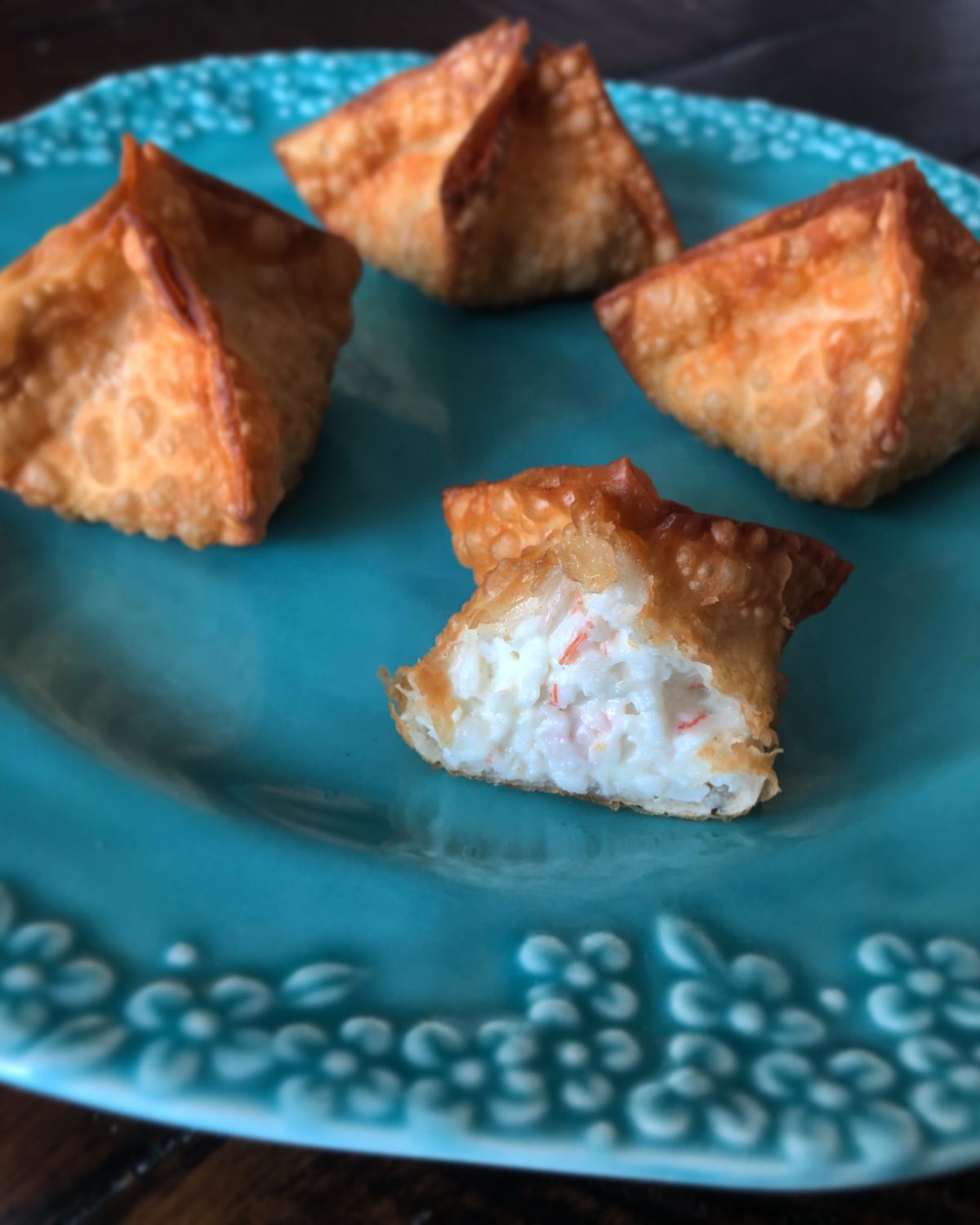People who enjoy edibles have more options than sweets: there are some delightful methods to infuse cannabis into your cooking, such as Crab Rangoon.   (Courtesy Stephanie Lamb)