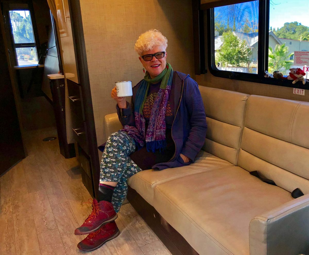 The tiny home on wheels can be a complicated place that takes a while to relax into.   (Claire Nelson)