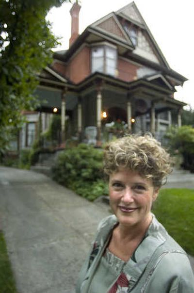 
Mary Moltke has restored and owns the E.J.Roberts' Mansion in Browne's Addition and has gotten approval to hold special events at the historic bed and breakfast.  
 (Christopher Anderson / The Spokesman-Review)