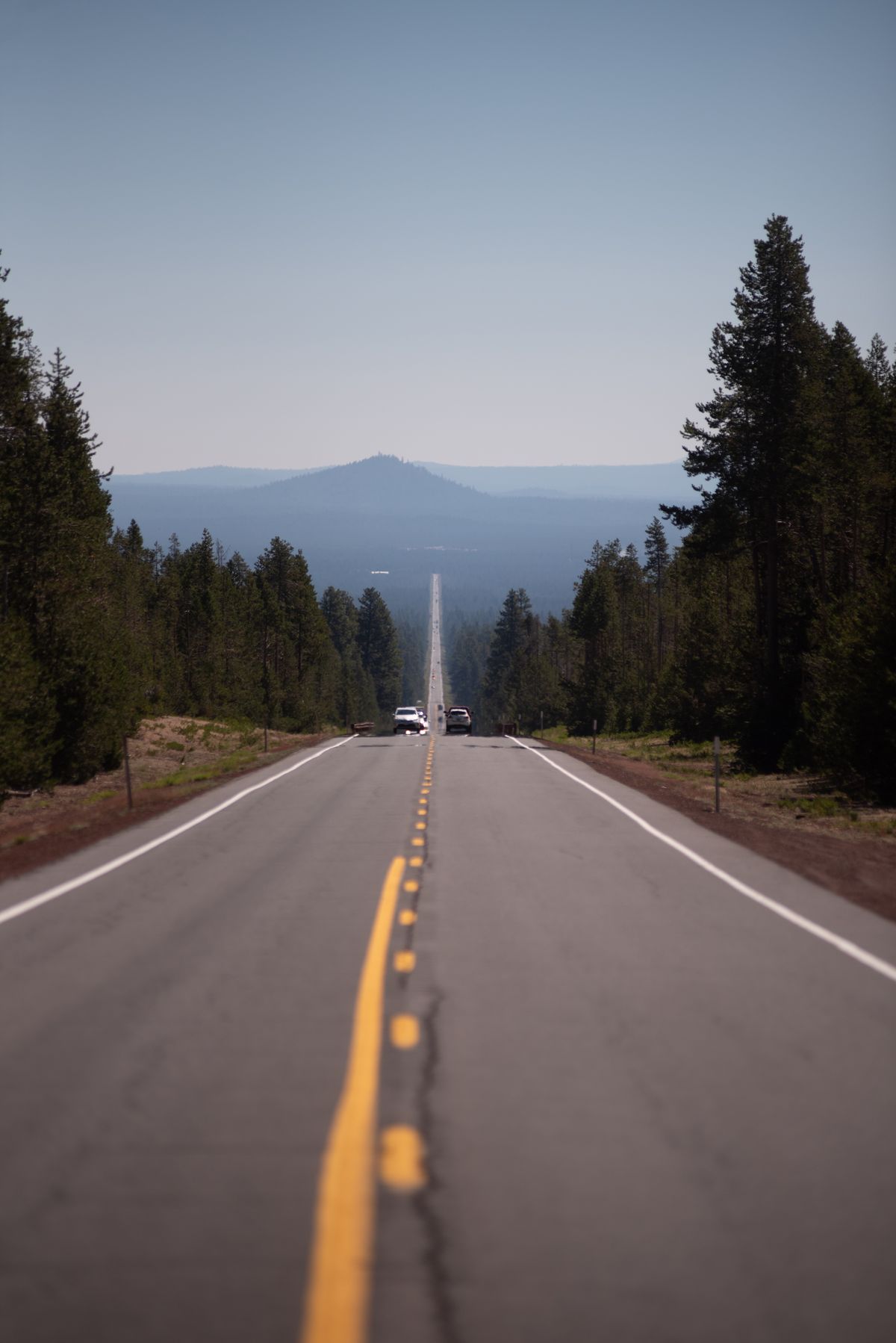 Diamond Lake Highway, looking toward eastern Oregon.  (Joseph Haeberle/For Washington Post)