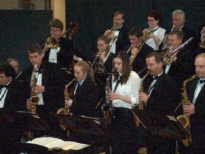 
The community of Rosalia enjoyed a special jazz classics performance when members of the Spokane Jazz Orchestra and the Rosalia High School Jazz Ensemble came together for 