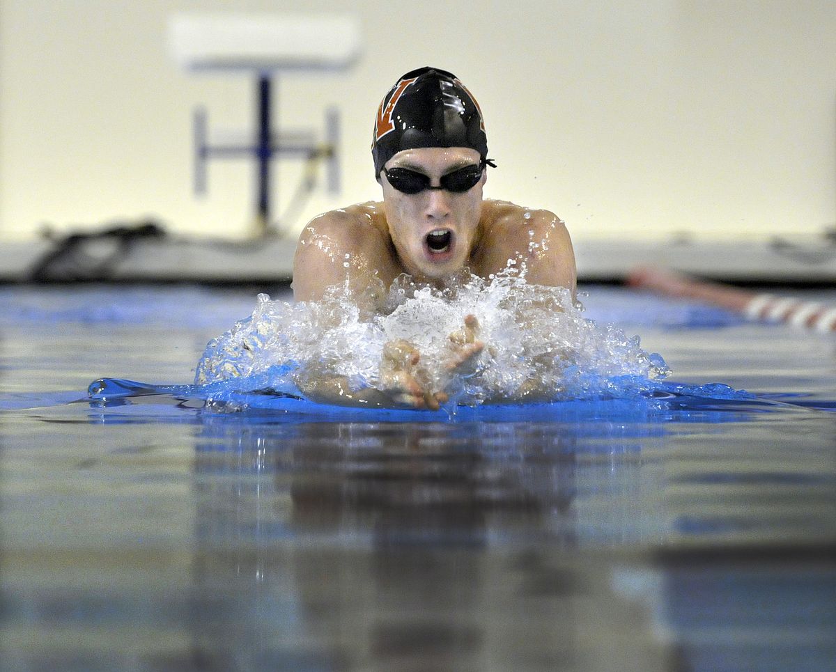 Whitworth’s Rory Buck has the nation’s top NCAA Division III time in the 200-yard breaststroke this year. (Christopher Anderson)