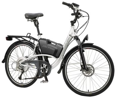 The OHM XU700 electric-assist bicycle is heavy, but it can purr along at 20 mph.Courtesy of OHM Cycles Ltd. (Courtesy of OHM Cycles Ltd. / The Spokesman-Review)
