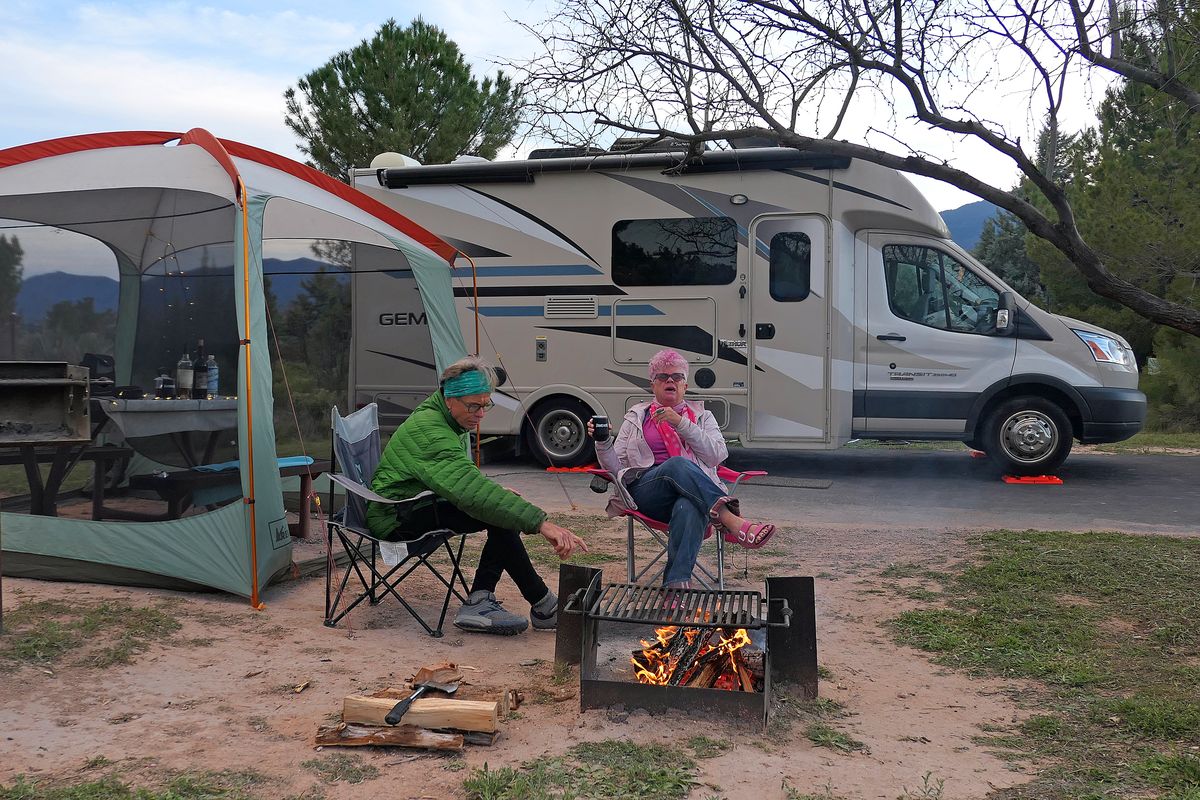 Managing the pandemic at Dead Horse Ranch State Park in Cottonwood, Ariz. (John Nelson)