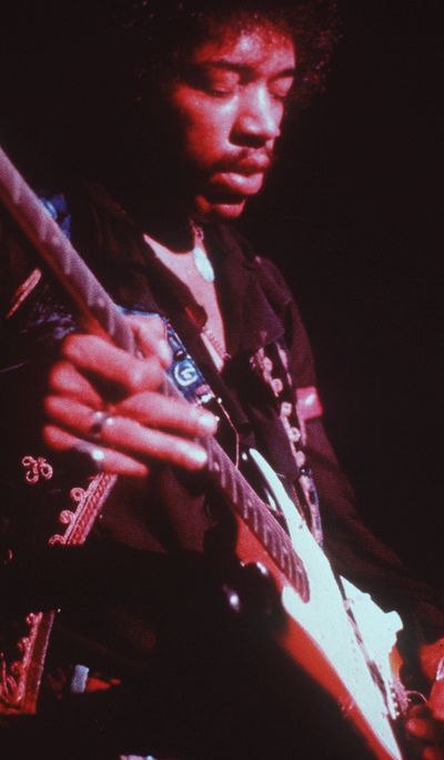 Hendrix, pictured performing in the late 1960s, played Seattle only weeks before Woodstock. (Associated Press)