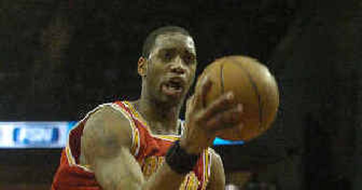 Western player Tracy McGrady of the Houston Rockets dunks a basket during  the NBA All-Star basketball game in Las Vegas on Sunday, Feb. 18, 2007. The  Western Conference defeated the East 153-132. (