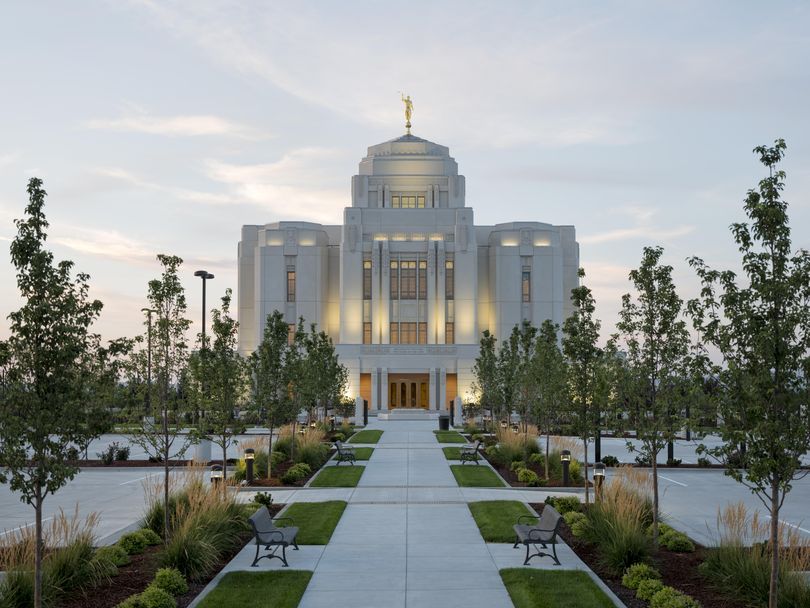 The new Mormon temple in Meridian, Idaho is 67,000 square feet and took more than 1,000 construction workers three years to complete. It’s the fifth temple in Idaho and the church’s 158th worldwide. (LDS Church)