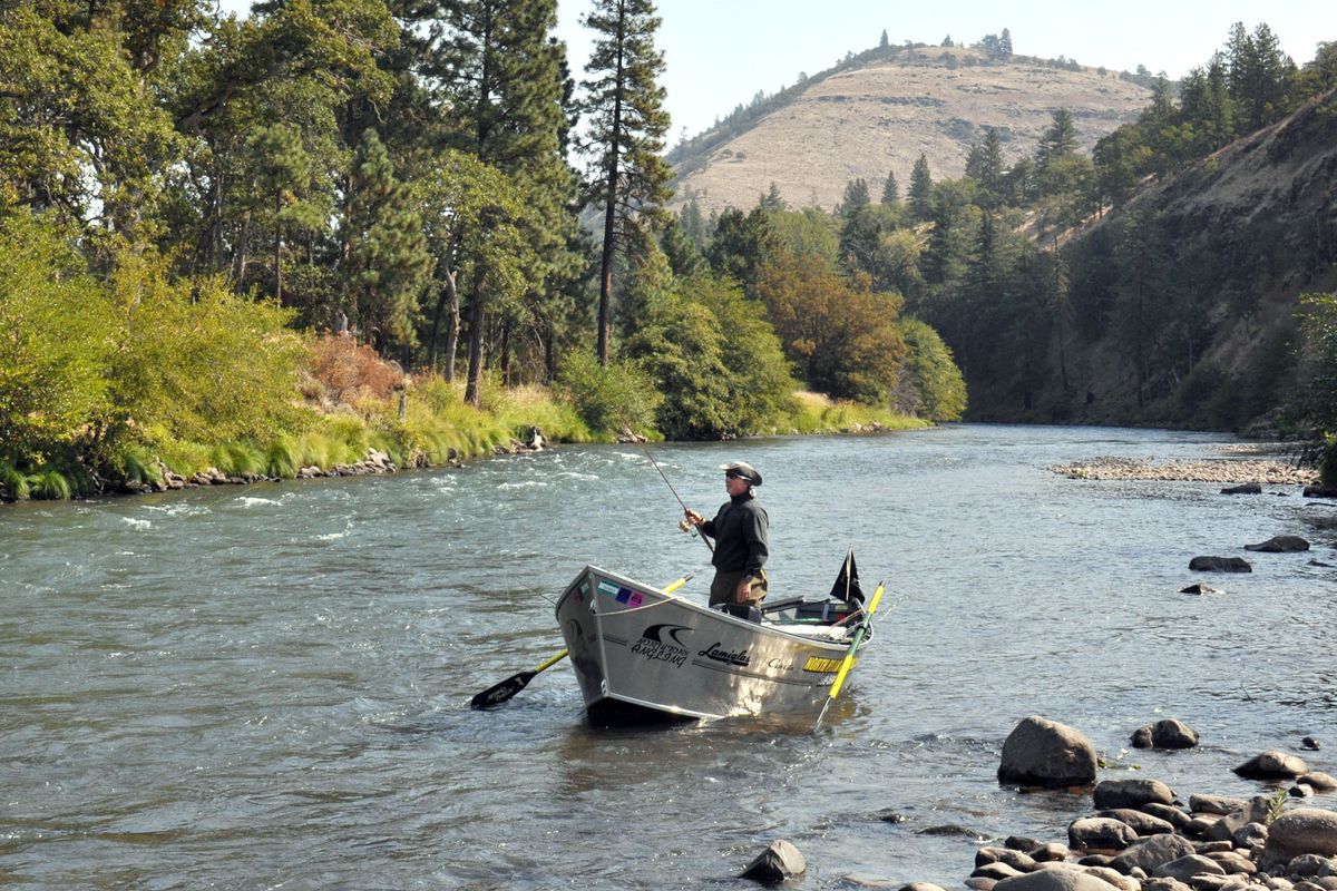 Vince Froehlich says the Klickitat has great fishing for steelhead and salmon, but a guide needs more than one river to survive. (Rich Landers)