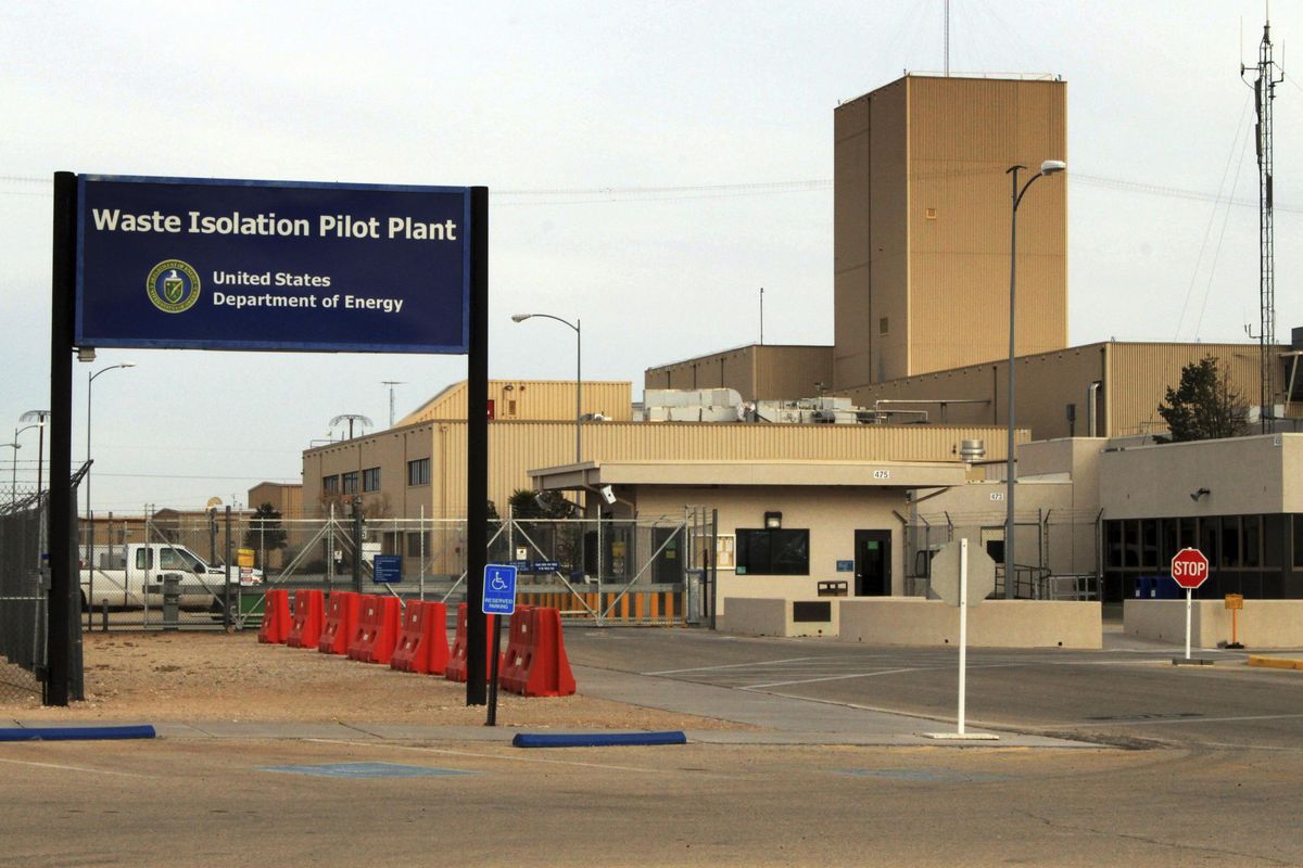 The Waste Isolation Pilot Plant, the nation’s only underground nuclear waste repository, is shown near Carlsbad, N.M. Shipments of waste to the repository resumed in April 2017 for the first time since a 2014 radiation release contaminated part of the facility. (Susan Montoya Bryan / Associated Press)