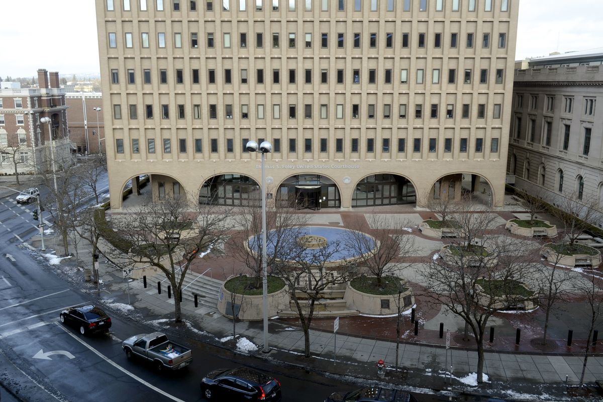 The Thomas S. Foley United States Courthouse in Spokane. (JESSE TINSLEY/The Spokesman-Review)