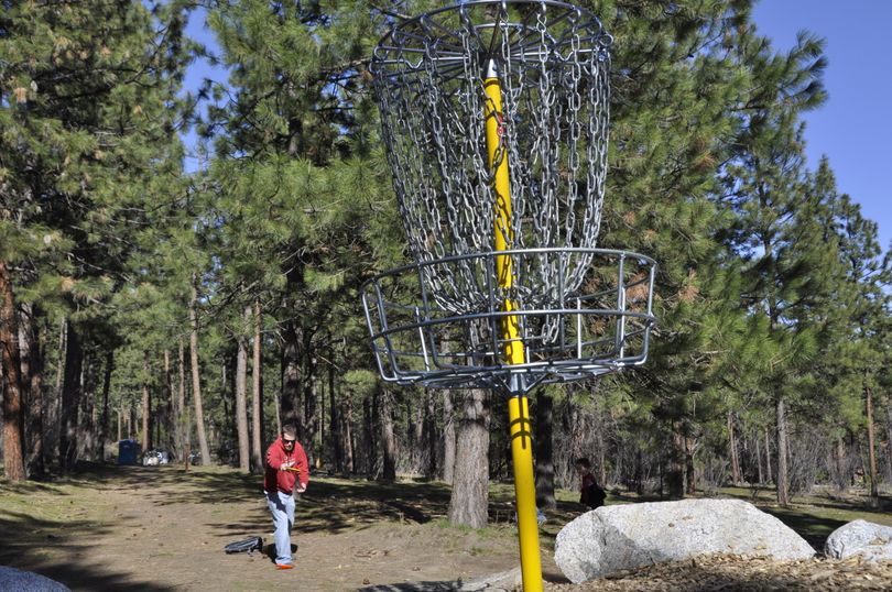 Disc golf courses are popular. (Rich Landers)
