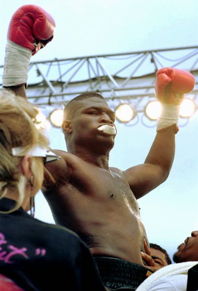 James Toney won the USBA light heavyweight championship in 1995. (Associated Press)