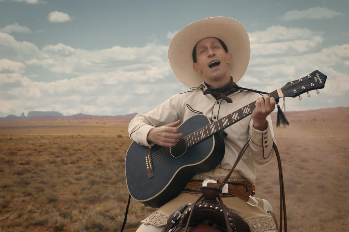Tim Blake Nelson is Buster Scruggs in “The Ballad of Buster Scruggs,” a film by Joel and Ethan Coen. (Netflix)