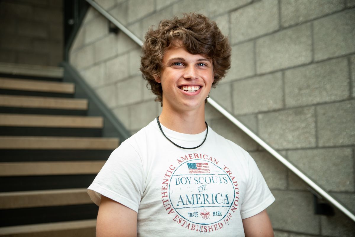 Benjamin Chadduck is Freeman High School’s notable grad for the class of 2021. This senior Scott  (Libby Kamrowski/ THE SPOKESMAN-R)