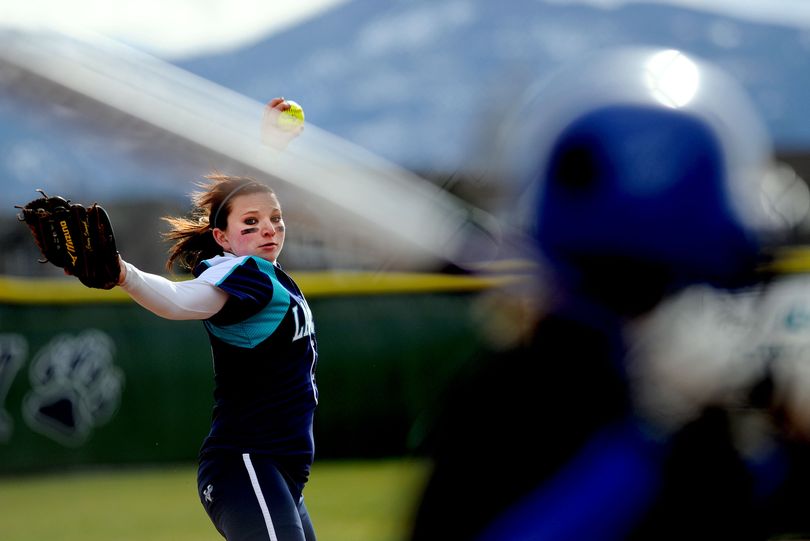 Lake City sophomore Casey Stangel hasn’t been scored on through 38 innings in six games this spring. (Kathy Plonka)