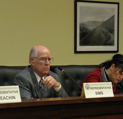 Former state Rep. Gary Ingram returned to the House on Thursday as a sub for Rep. Kathy Sims, R-Coeur d'Alene; he'll serve until she returns on Tuesday. (Betsy Russell)