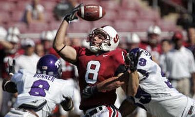 
Stanford receiver Evan Moore
 (The Spokesman-Review)