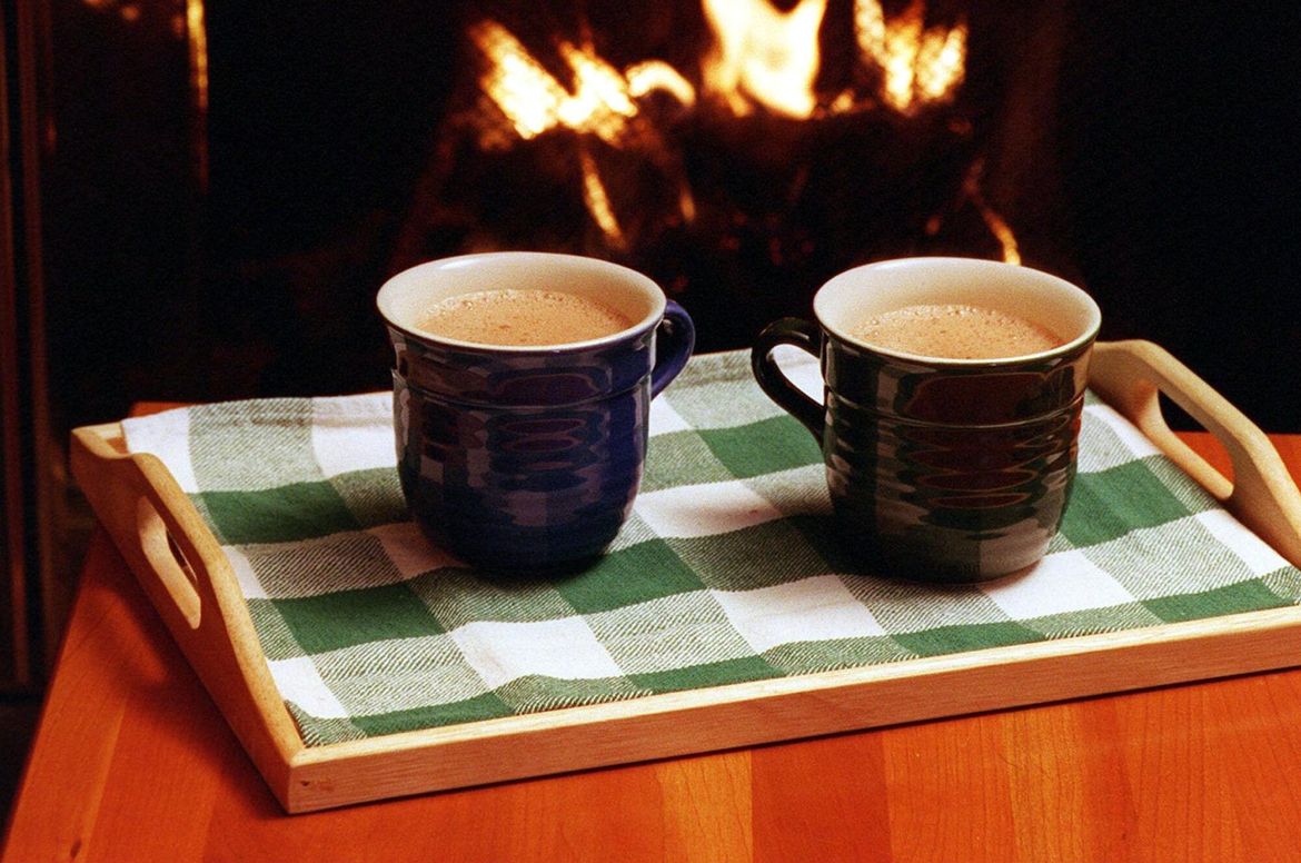 When the weather outside is frightful, a cup of hot cocoa goes a long