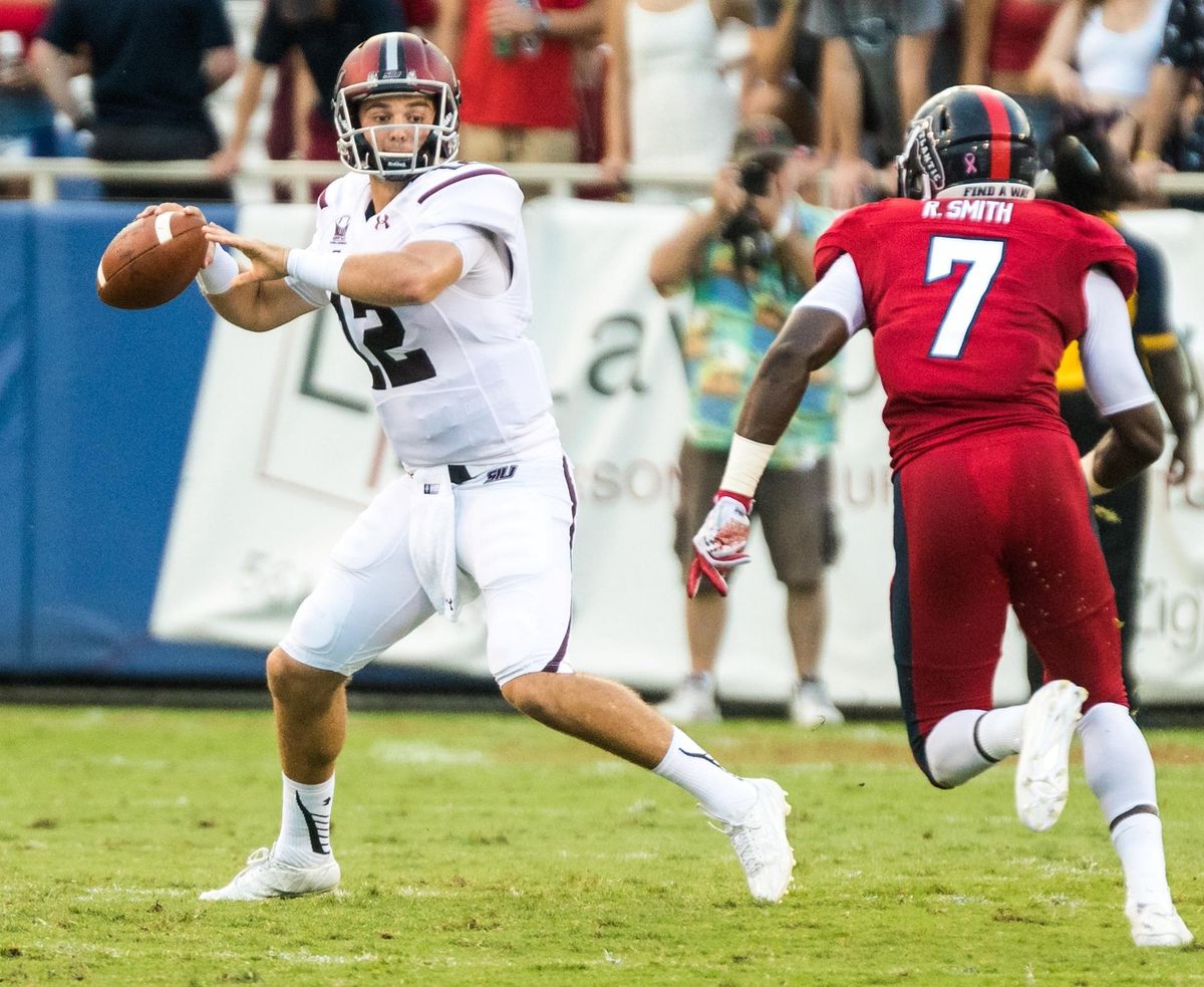 Southern Illinois quarterback Josh Straughan has had an unsual ride through his college football career. (Courtesy of Southern Illinois University / Courtesy of Southern Illinois University)