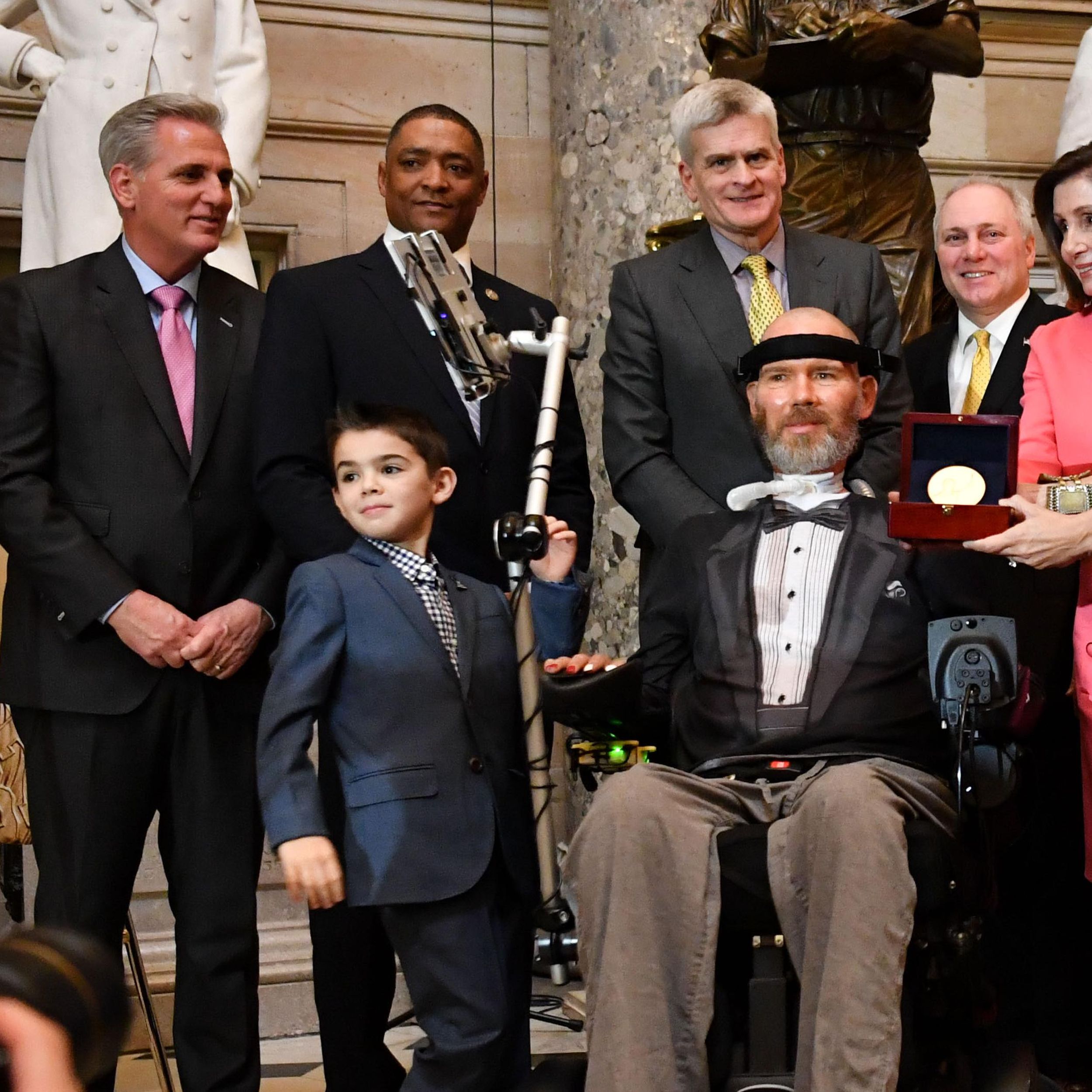 Steve Gleason, ex-New Orleans Saints safety and ALS advocate, receives  Congressional Gold Medal